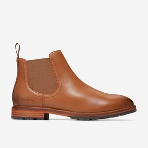 Men's Cole Haan Berkshire Lug Chelsea Boots BRITISH TAN Size 9.5